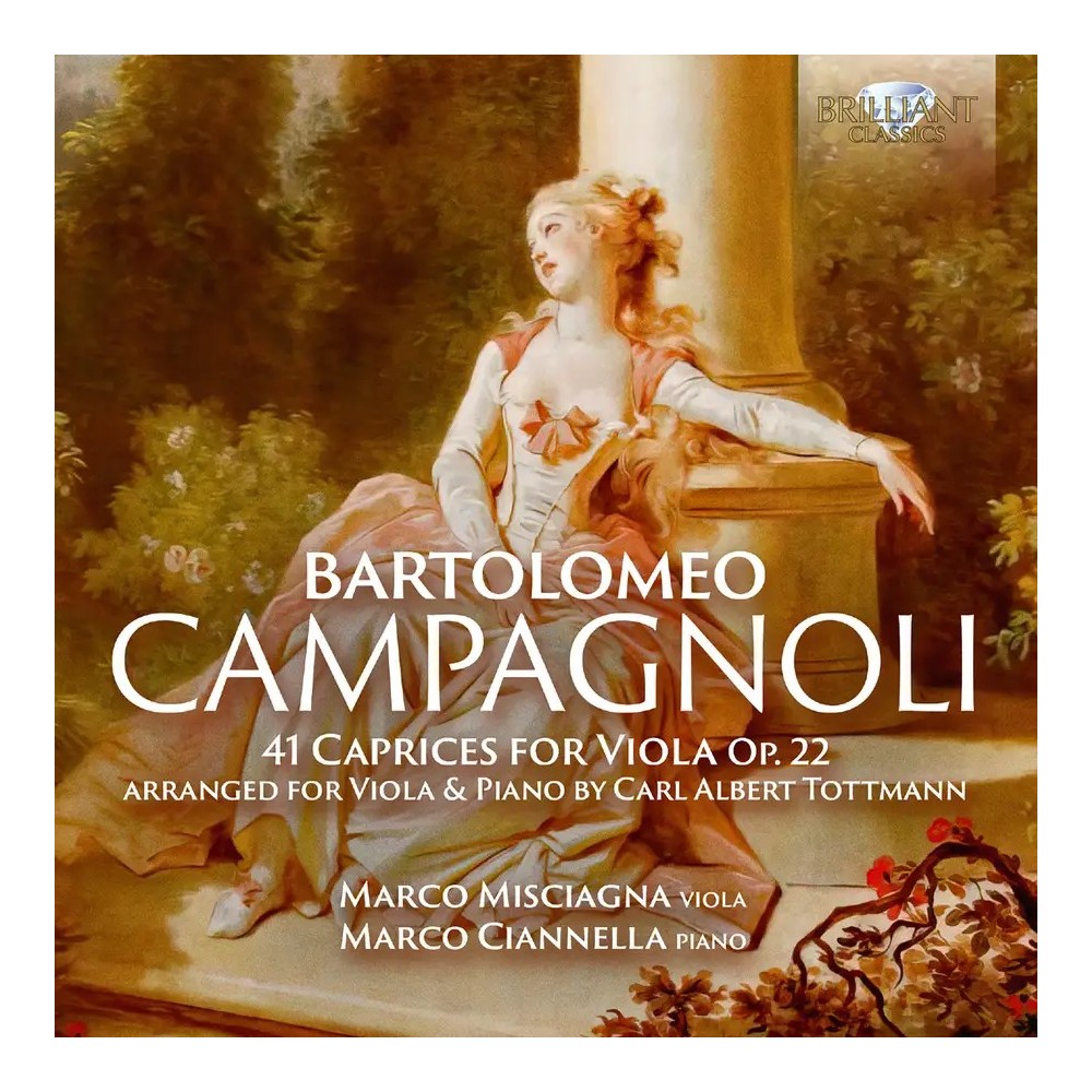 CAMPAGNOLI - Misciagna - Quarante-et-un caprices pour alto et piano op.2